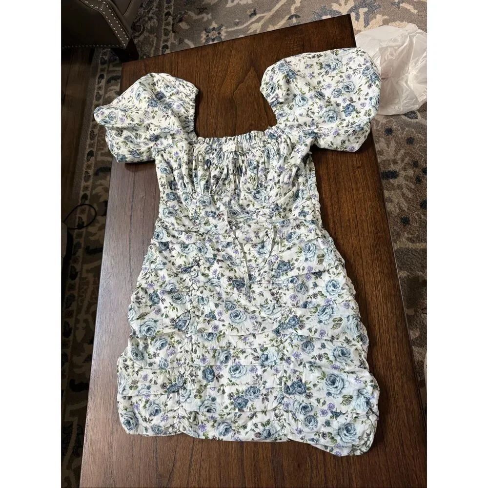 Mable Medium Floral Ruched Dress